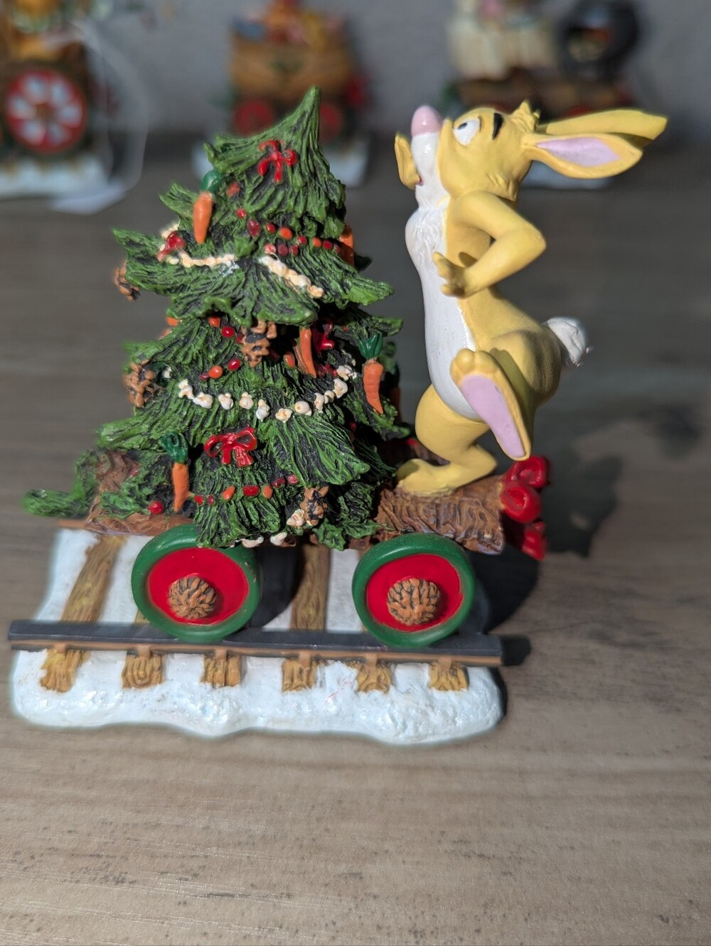 Rabbit Danbury Mint Disney Winnie The Pooh Christmas Train Replacement Car